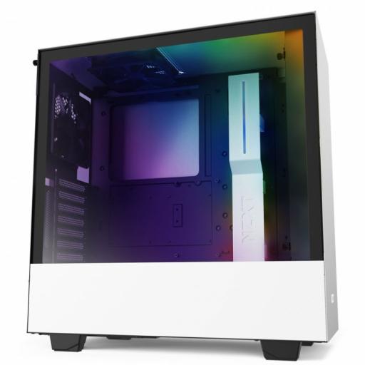 NZXT H510i - RGB WHITE TEMPERED GLASS